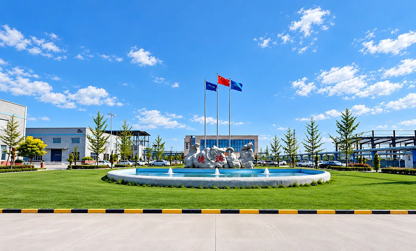 DECHEM manufacturing base in Linyi, Shandong — campus and production buildings
